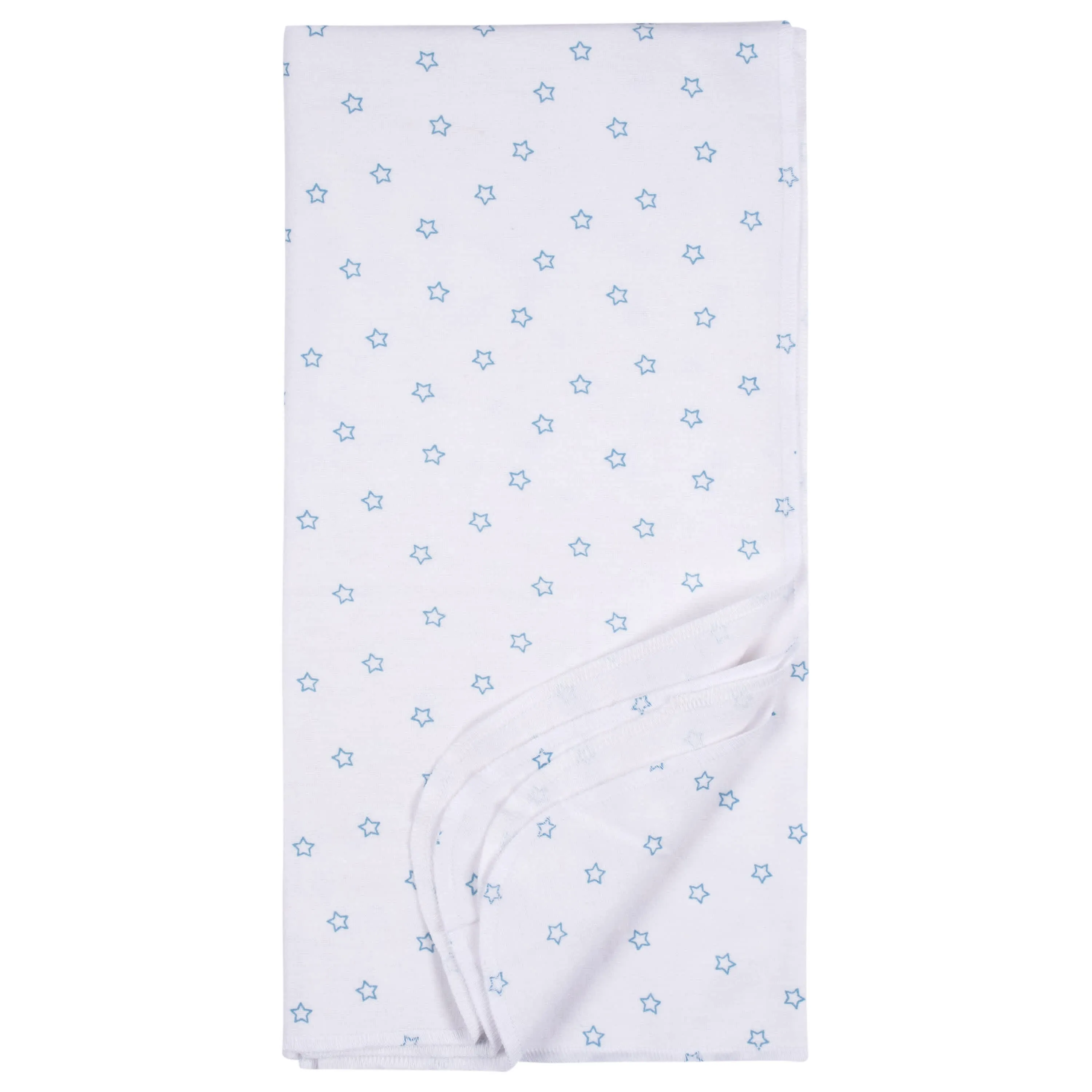 2-Pack Baby Boys Boy Stars Flannel Blankets