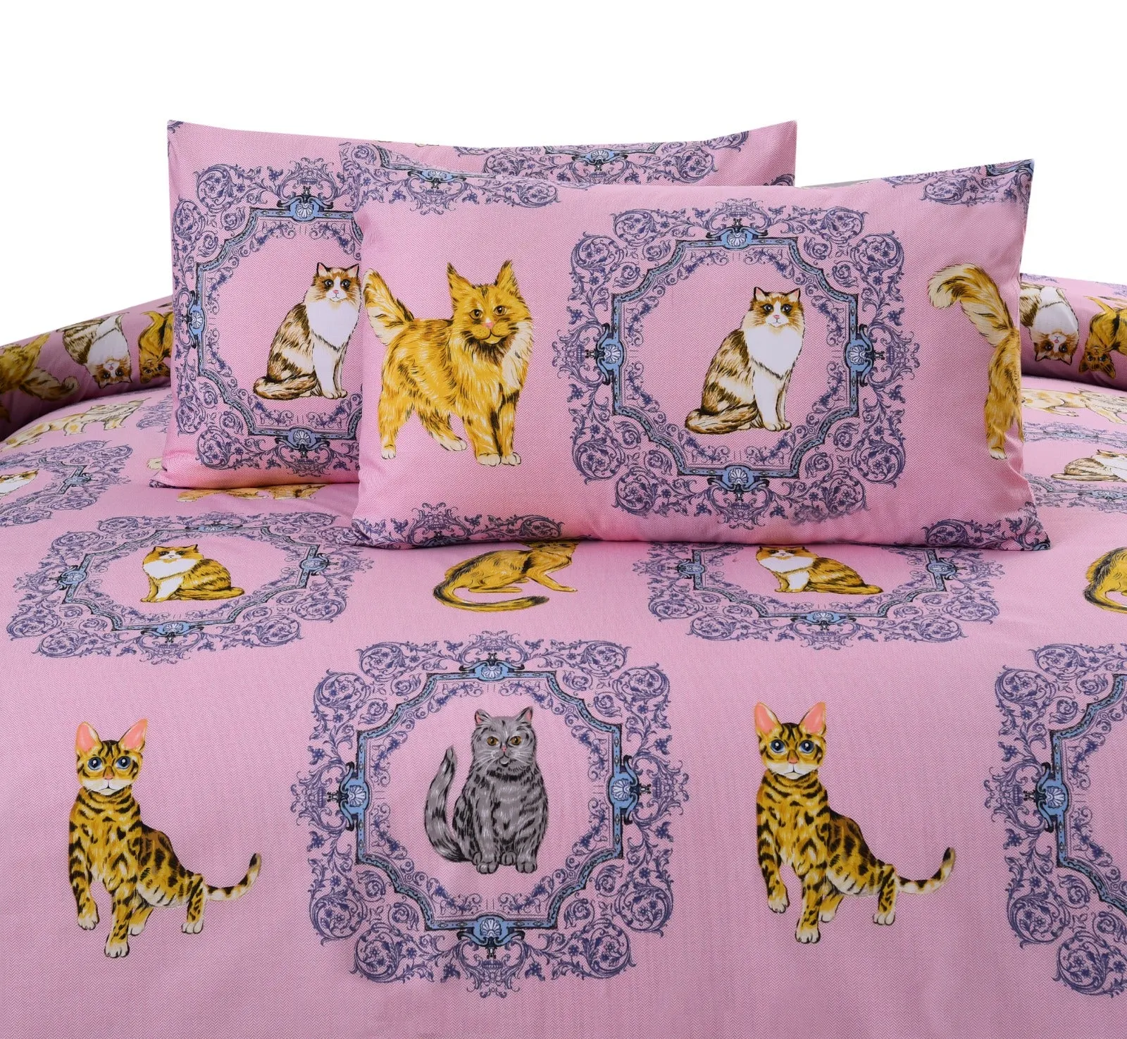 3 PCs Bed Sheet-AP0035