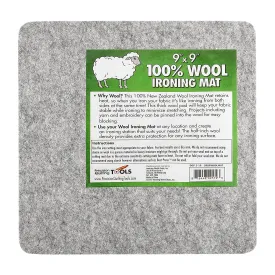 9" x 9" Wool Ironing Mat - Wool Pressing Mat for Quilting - 100% New Zealand Wool Pressing