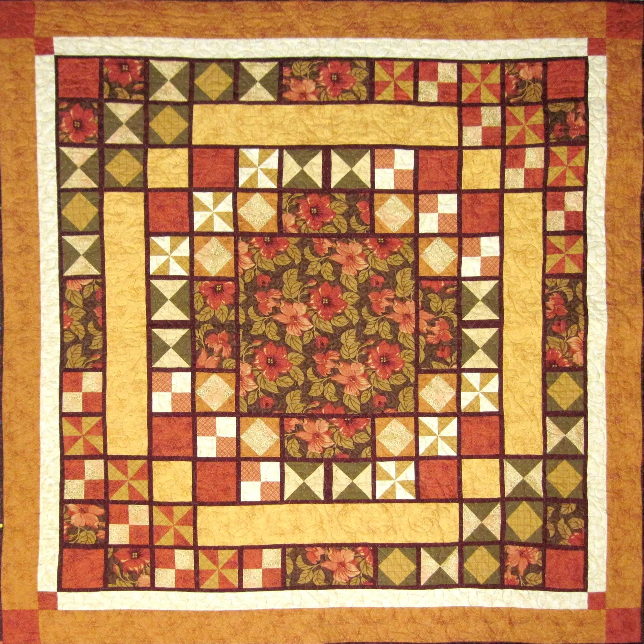 A Wreath For All Seasons Quilt Pattern CF-230 - Paper Pattern