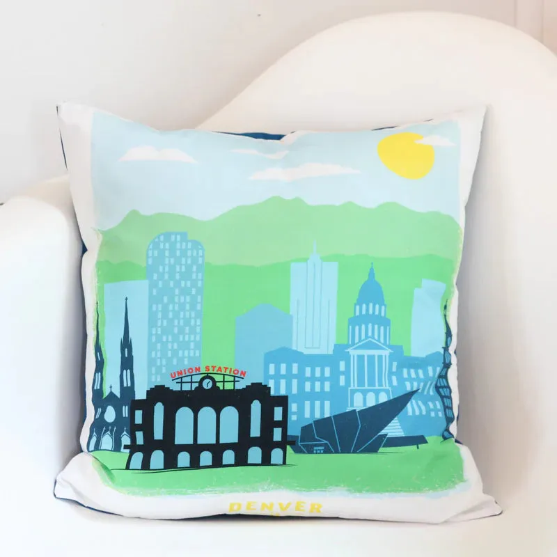 Abbey's House - Pillow Cover - Denver Colorado