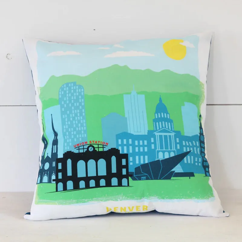 Abbey's House - Pillow Cover - Denver Colorado