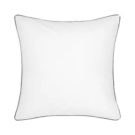 Accessorize Hotel Deluxe Cotton Piped White and Black European Pillowcase