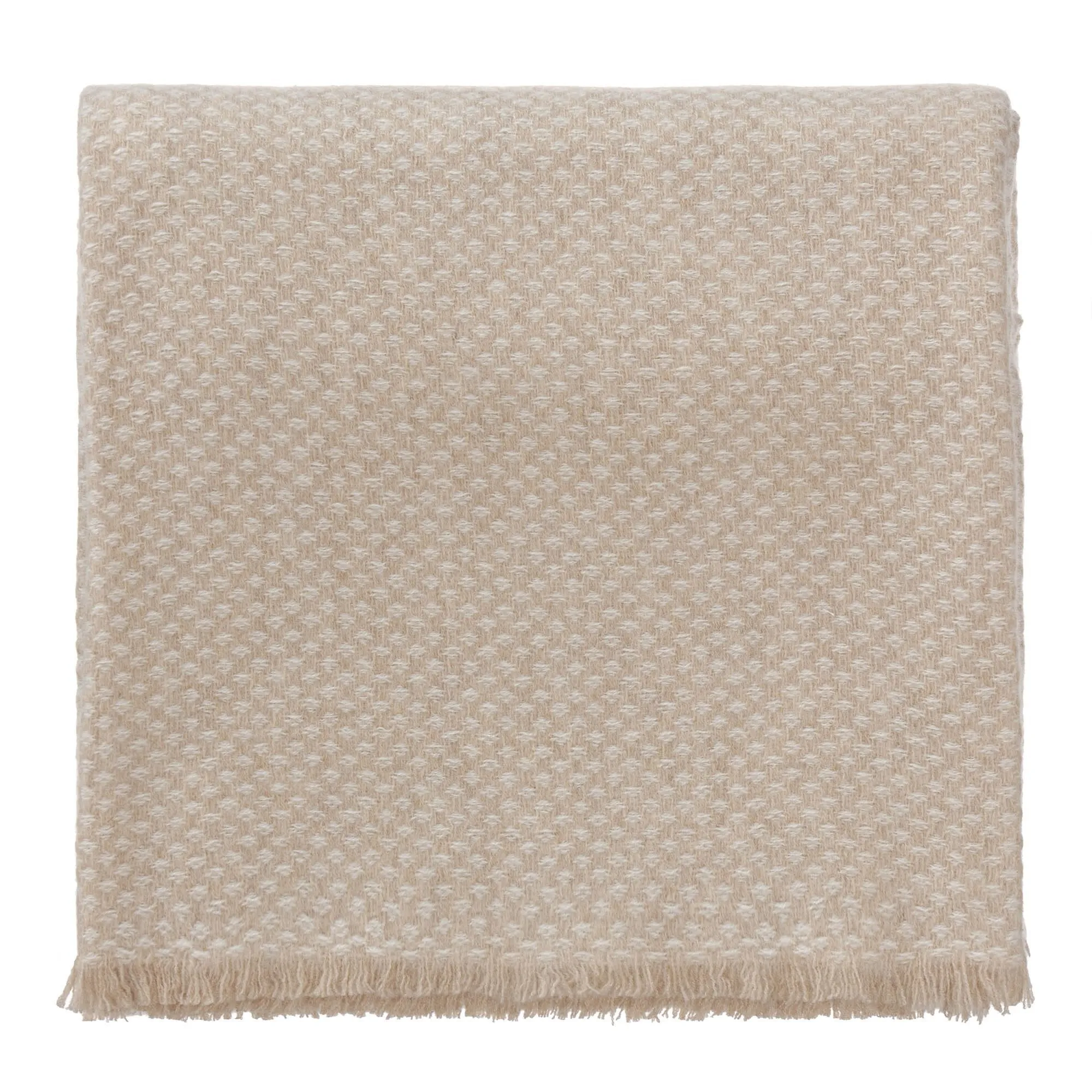 Alashan Cashmere Blanket [Beige/Cream]