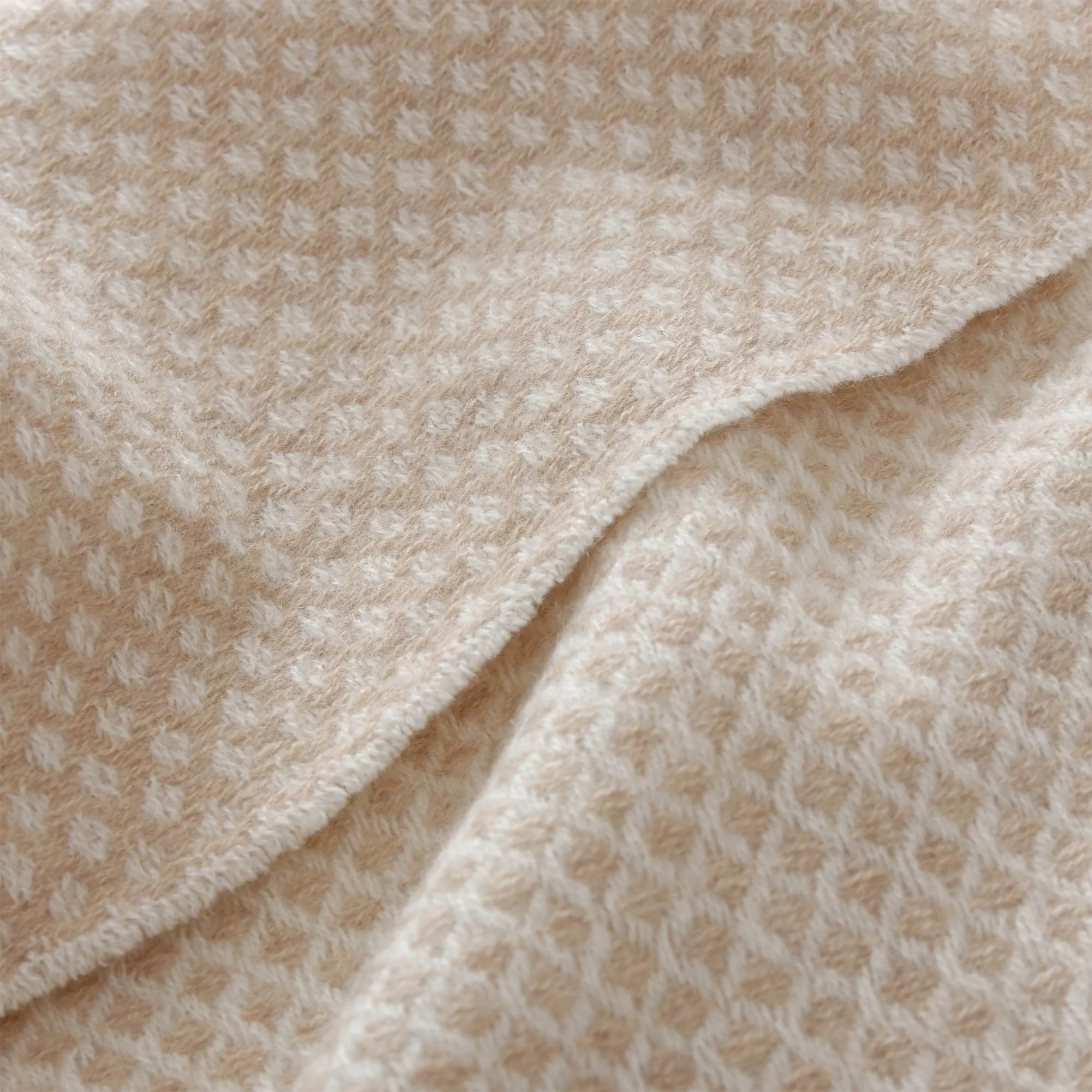 Alashan Cashmere Blanket [Beige/Cream]