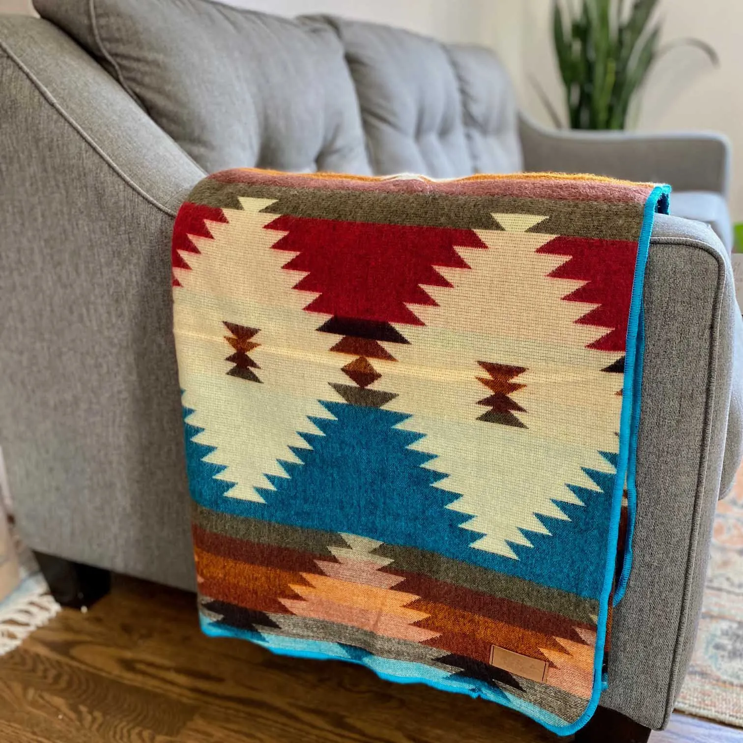 Andean Alpaca Wool Blanket - Boho by Alpaca Threadz