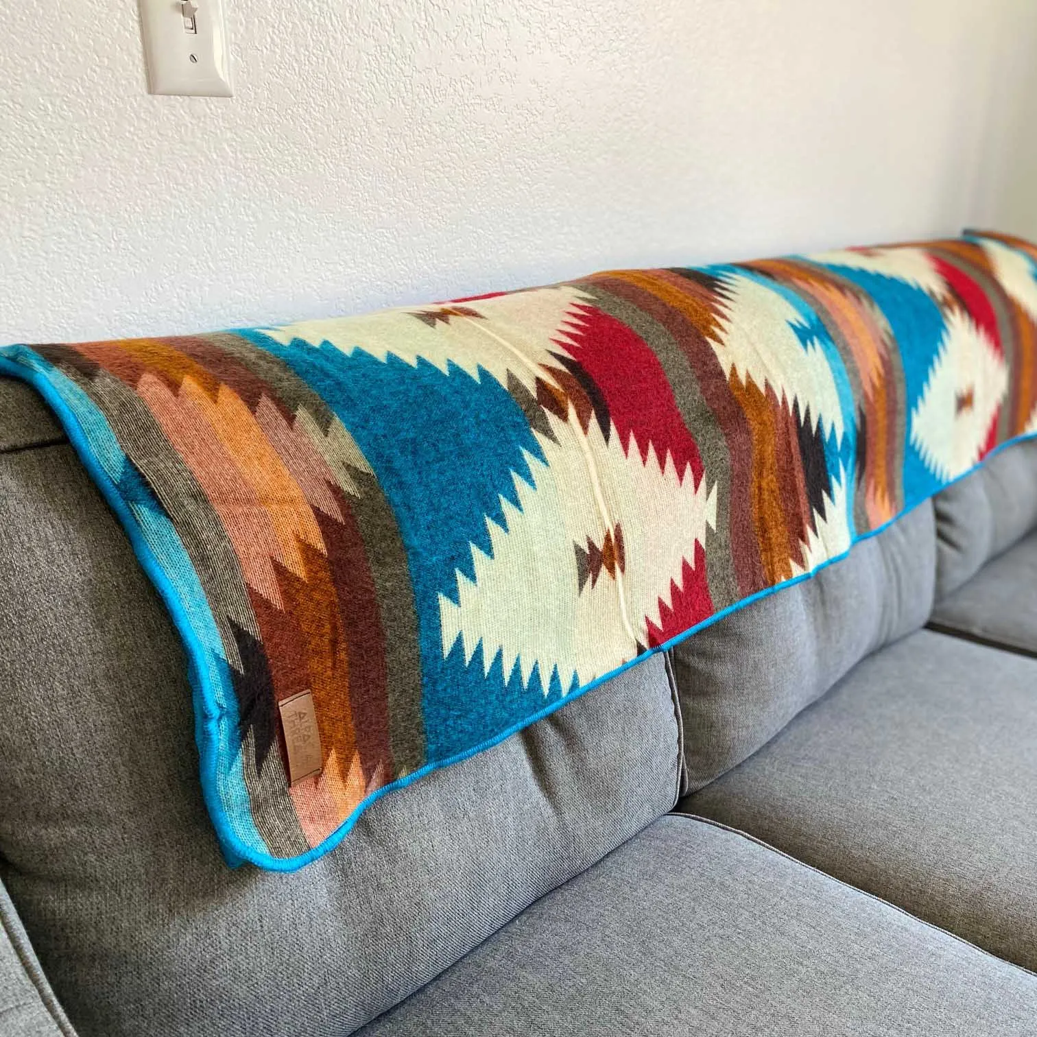 Andean Alpaca Wool Blanket - Boho by Alpaca Threadz