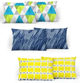 Assorted Pillow Cases -Pack of 6