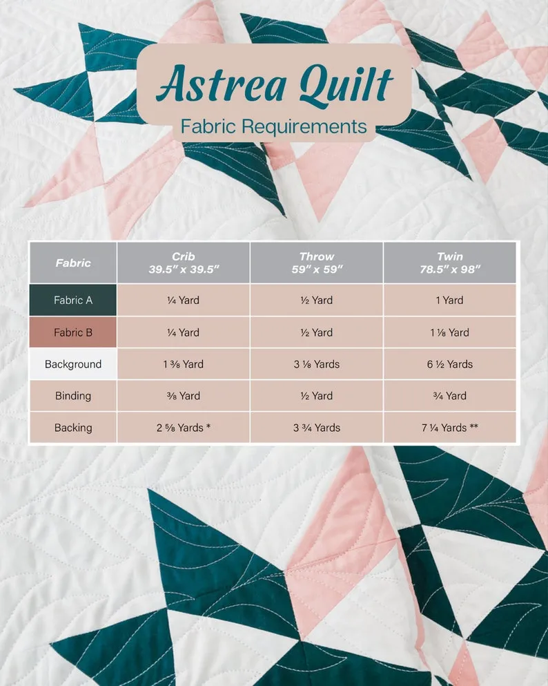 Astrea Quilt Pattern