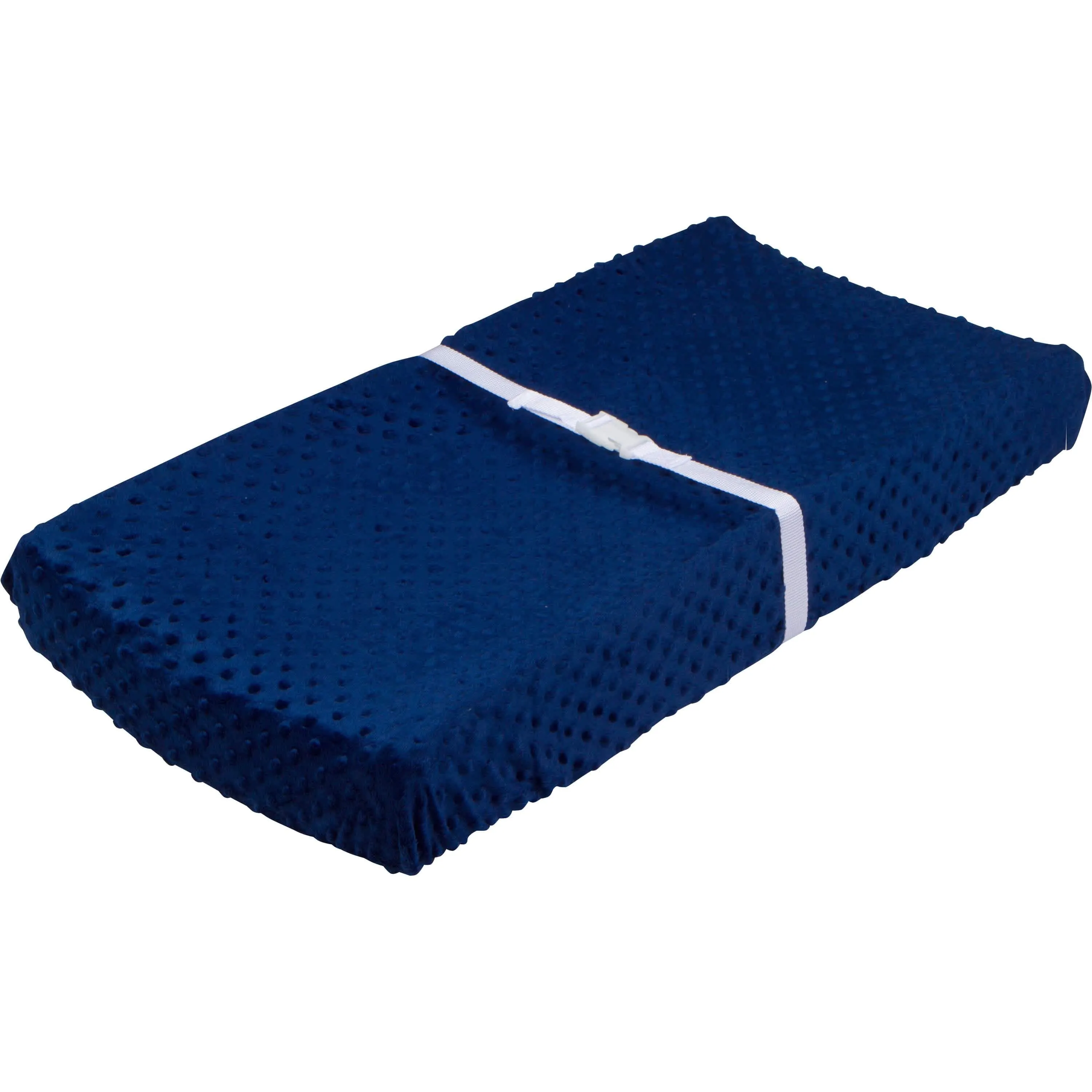 Baby Neutral Navy Dotted Changing Pad Cover