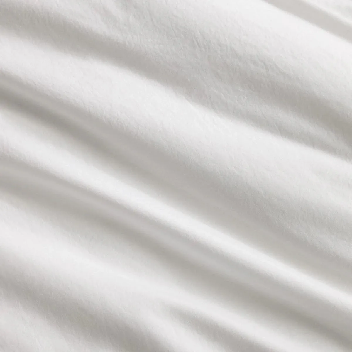 Bayley WHITE Washed Percale Quilt Cover Set by Sheridan