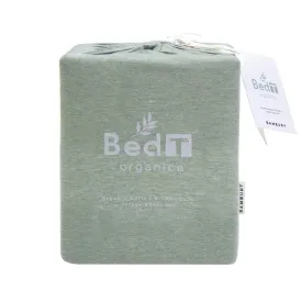 BedT Organica Sheet Set - Sage by Bambury