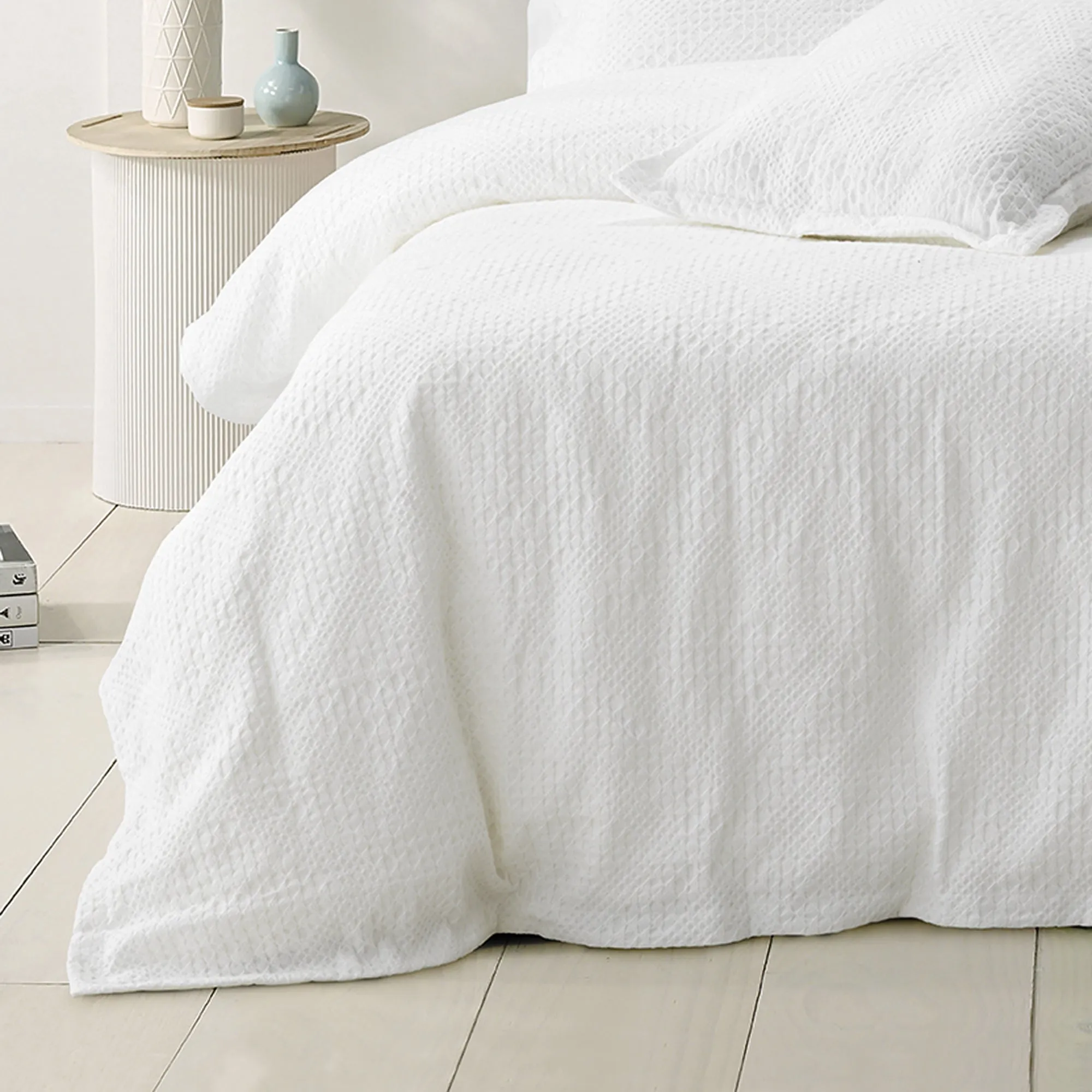 Bianca Bedding COLCA QUILT COVER SET WHITE