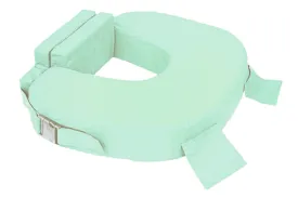 Comfeed By Nina Large Or Twins Feeding Pillow With Back Support & Silent Release Buckle - Mint Green