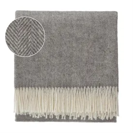 Corcovado Alpaca Blanket [Grey/Off-white]