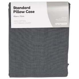 Cotton Pillowcase Charcoal