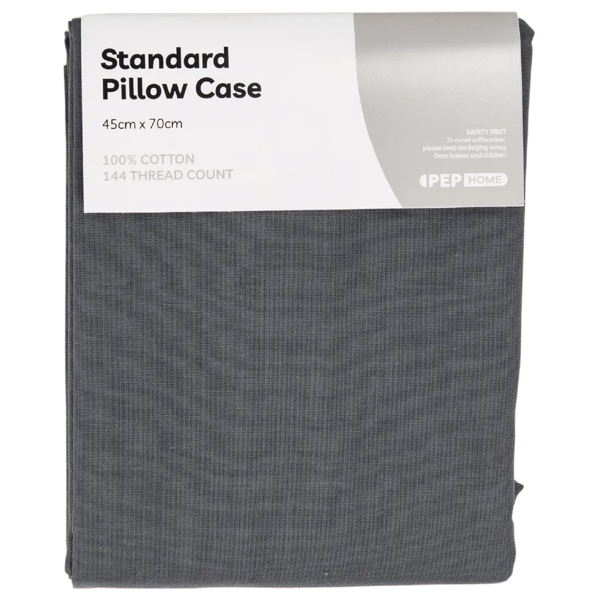 Cotton Pillowcase Charcoal