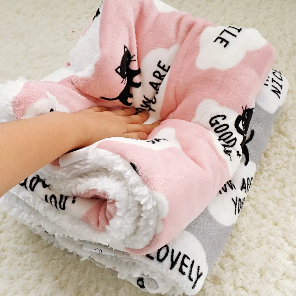 Dog/Cat Pet Warm Blanket Mat Bed/Sofa Cover Mattress