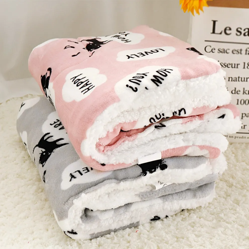 Dog/Cat Pet Warm Blanket Mat Bed/Sofa Cover Mattress