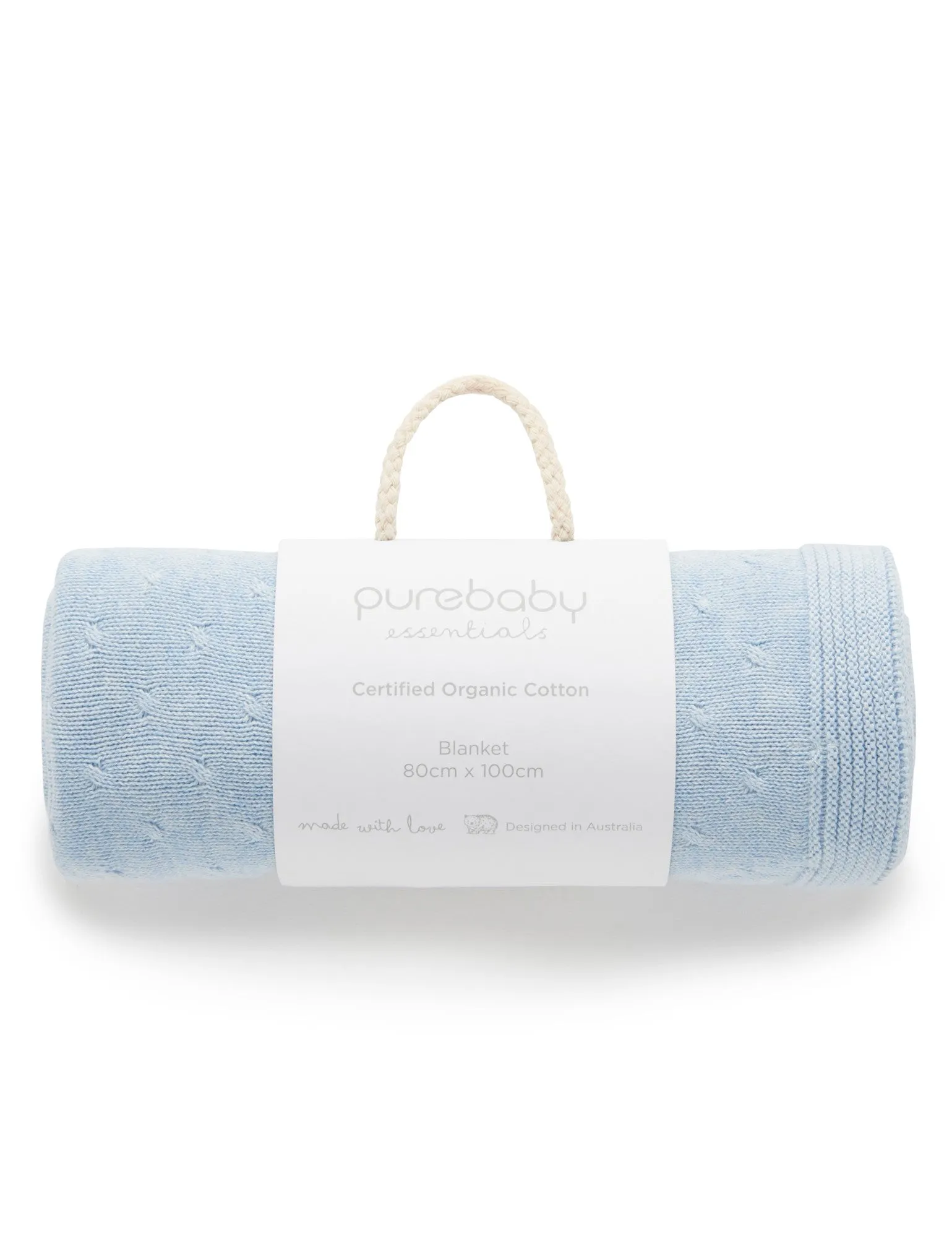 Essentials Blanket Pale Blue Melange PE1030ES