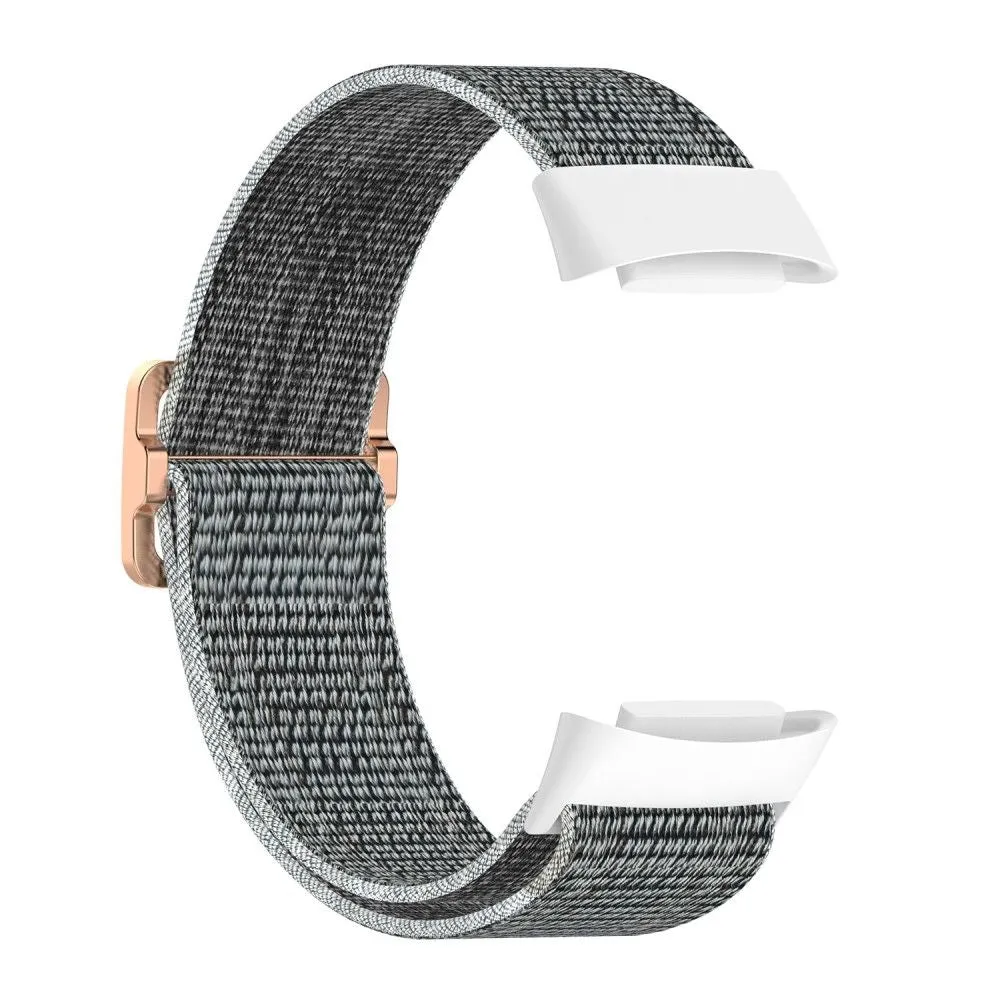 Fitbit Charge 5 elastic nylon watch strap - Grey