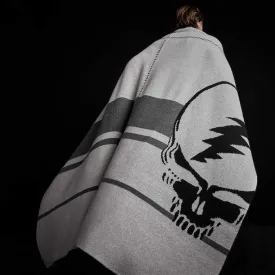 Grateful Dead Cashmere Blanket - Flyash/Black/Dark Grey