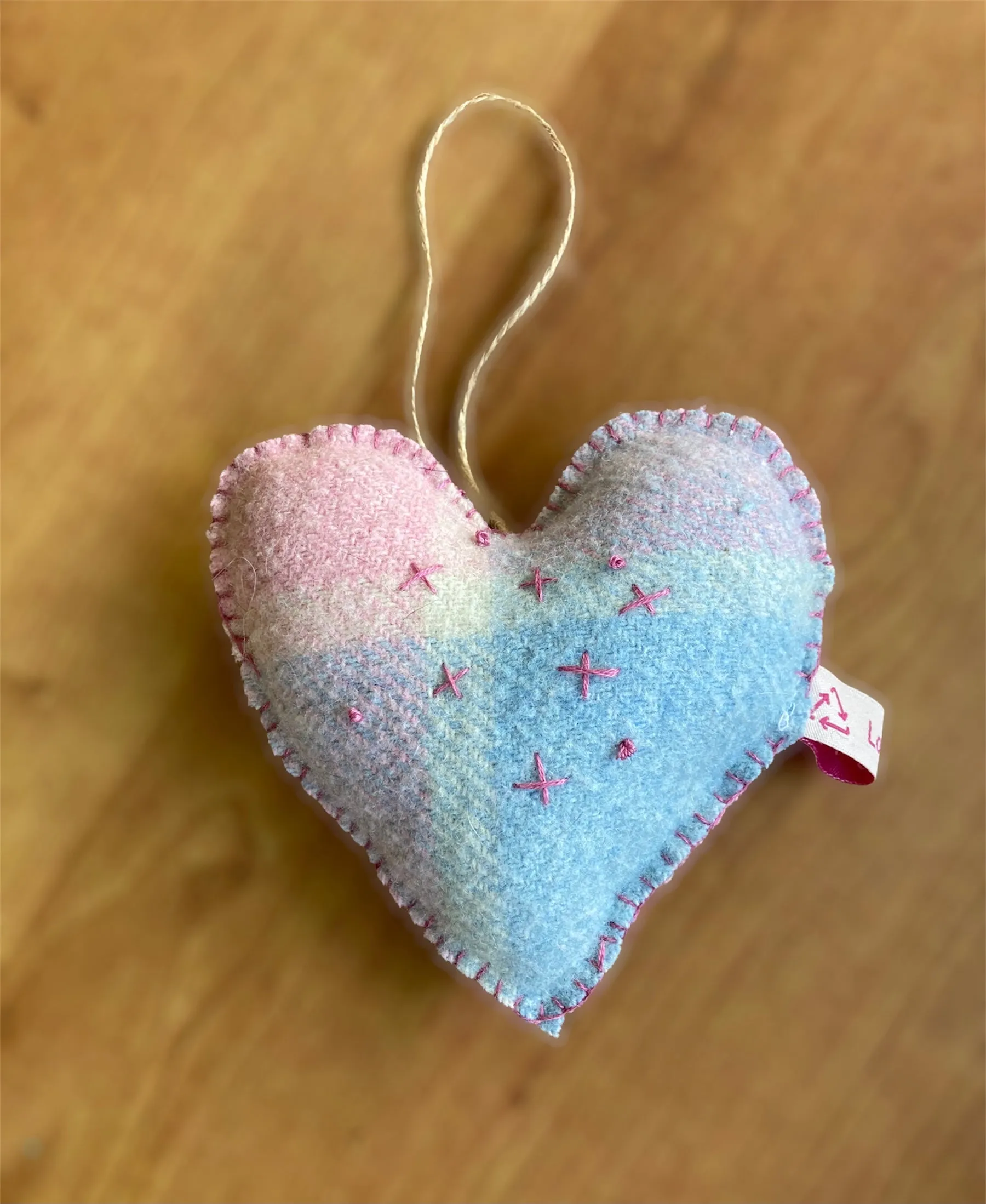 Handmade Wool Hearts