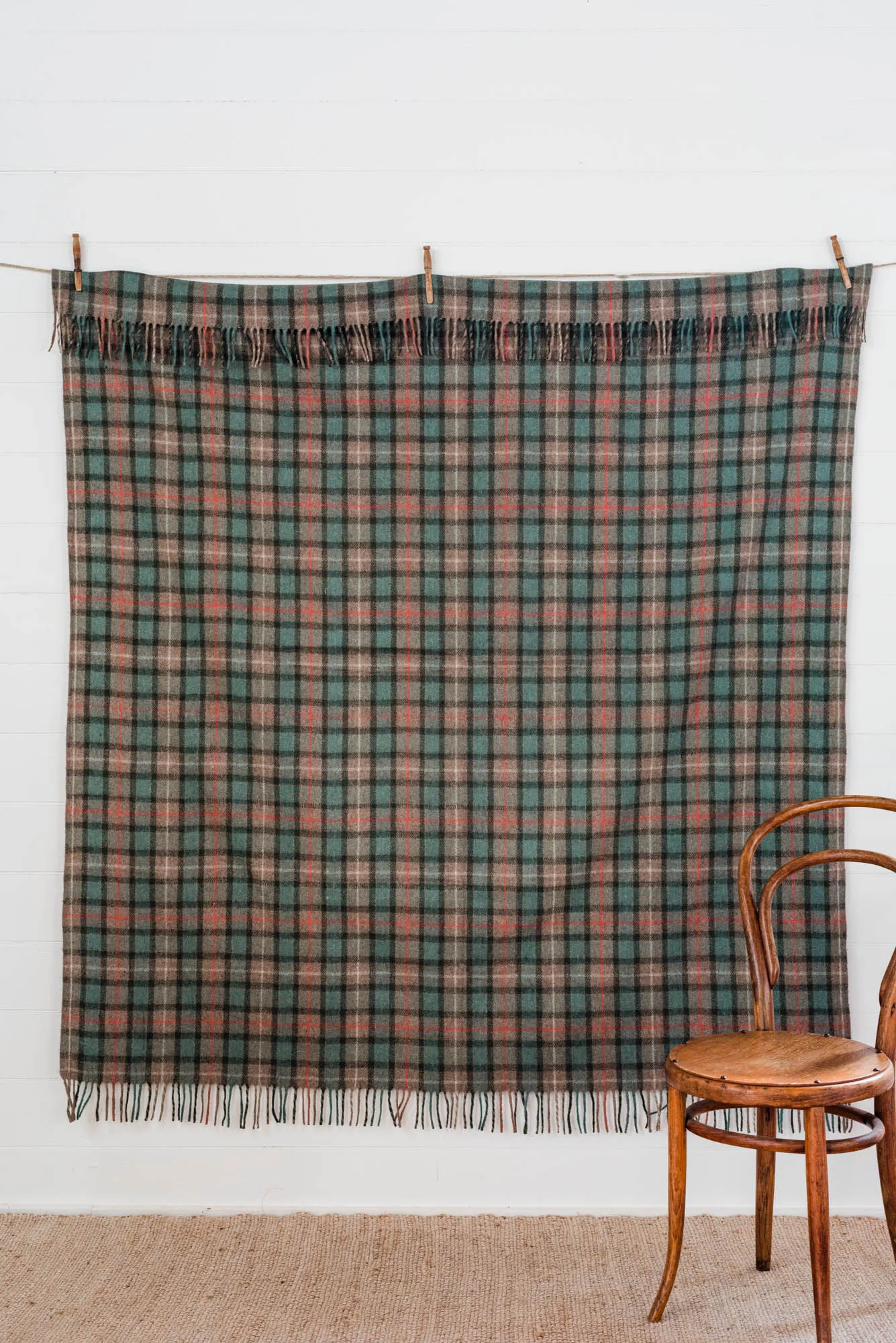 Heritage Collection | Recycled Wool Tartan Blankets | Hunter