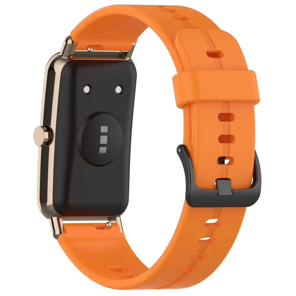 Huawei Watch Fit Mini simple silicone watch strap - Orange