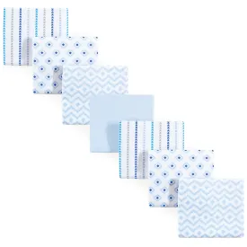 Hudson Baby Cotton Flannel Receiving Blankets Bundle, Boy Modern