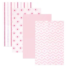 Hudson Baby Cotton Flannel Receiving Blankets, Girl Modern