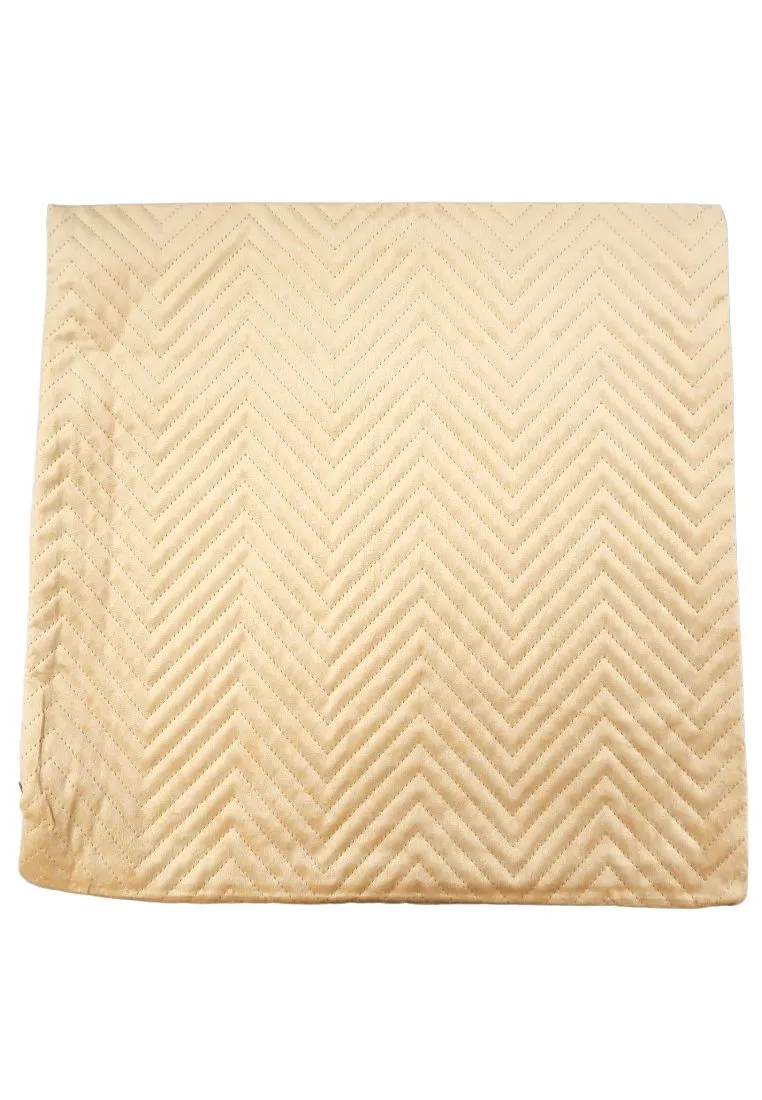 Landmark Velvet Throw Pillow Case Zigzag Design Back To Back