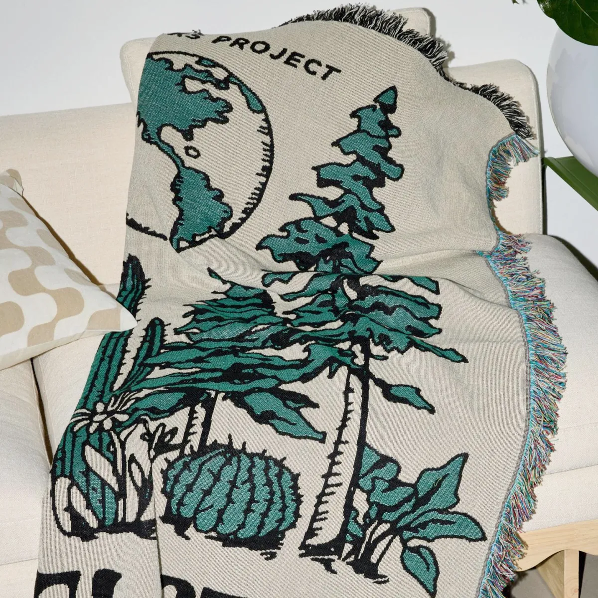 Love Nature Woven Blanket