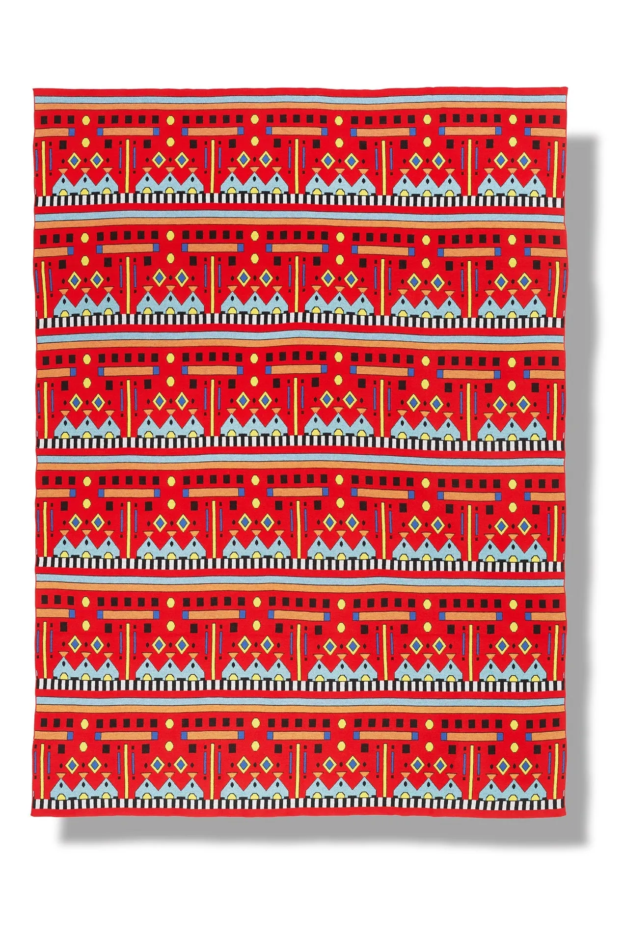 Merino Wool Blanket "K-One" By Nathalie Du Pasquier & George Sowden