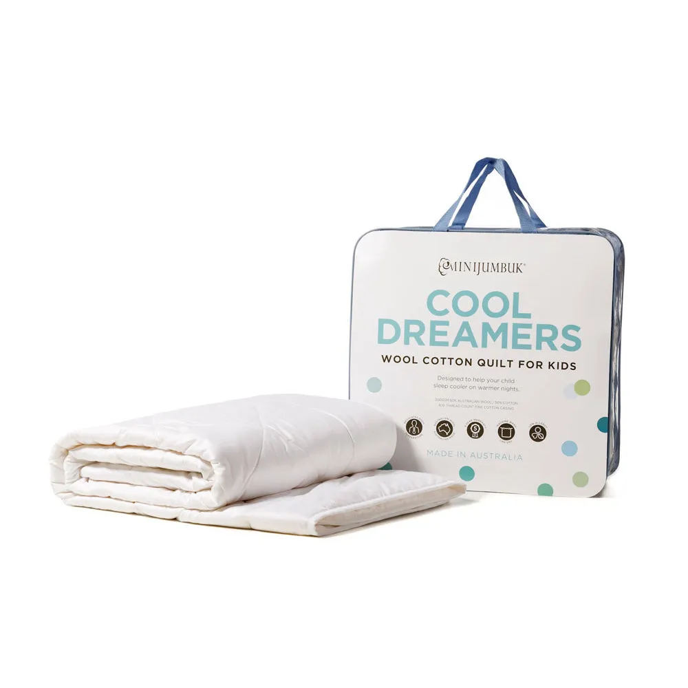 MiniJumbuk Cool Dreamers Wool Cotton Quilt for Kids