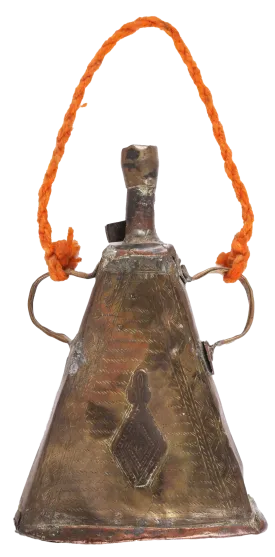 MOROCCAN POWDER FLASK, 19TH CENTURY