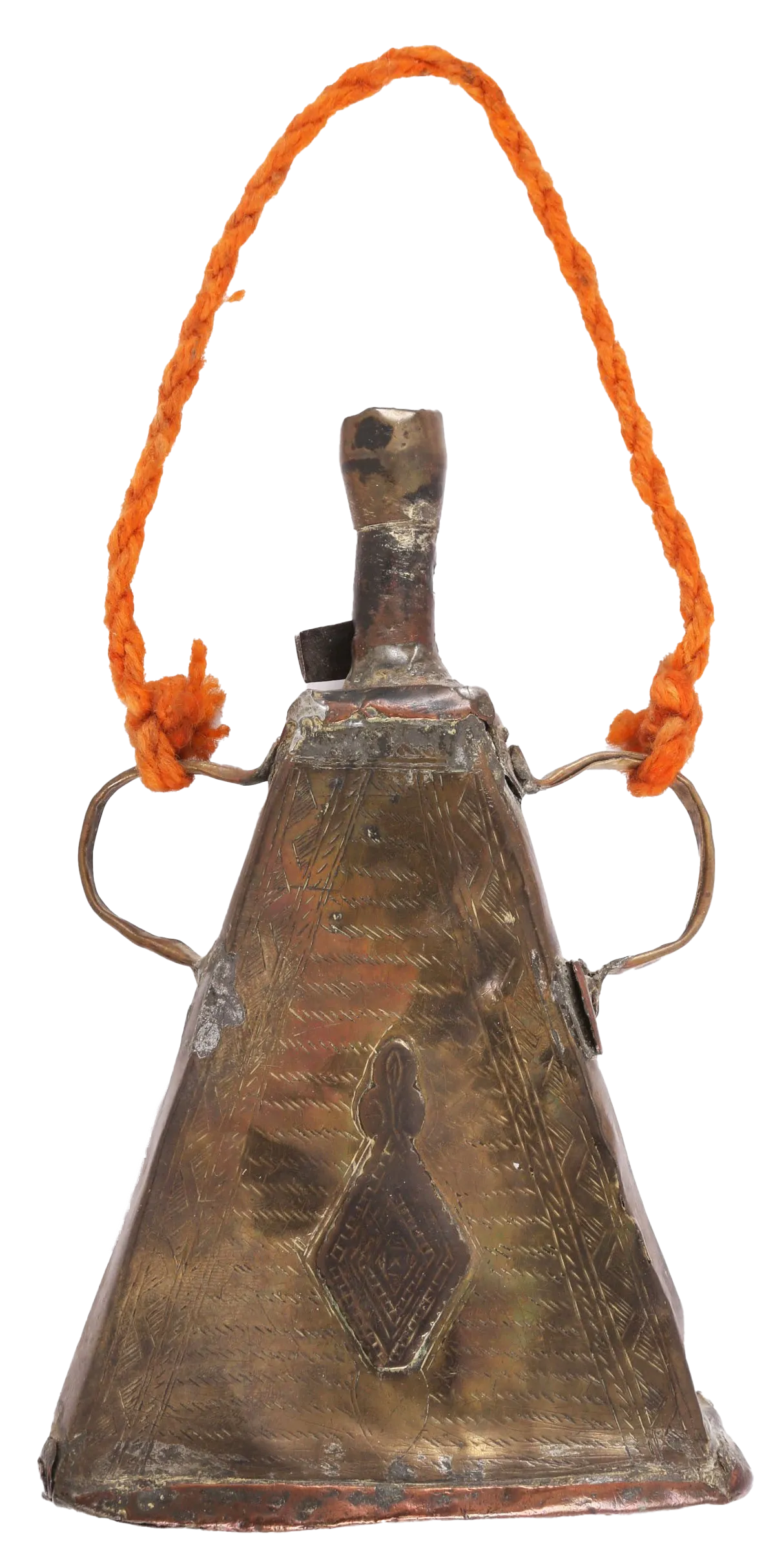 MOROCCAN POWDER FLASK, 19TH CENTURY