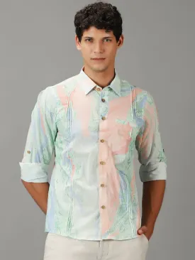 Peach Hand Dyed Men's Shirt