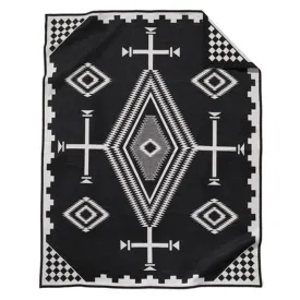 Pendleton Black Twin Los Ojos Blanket