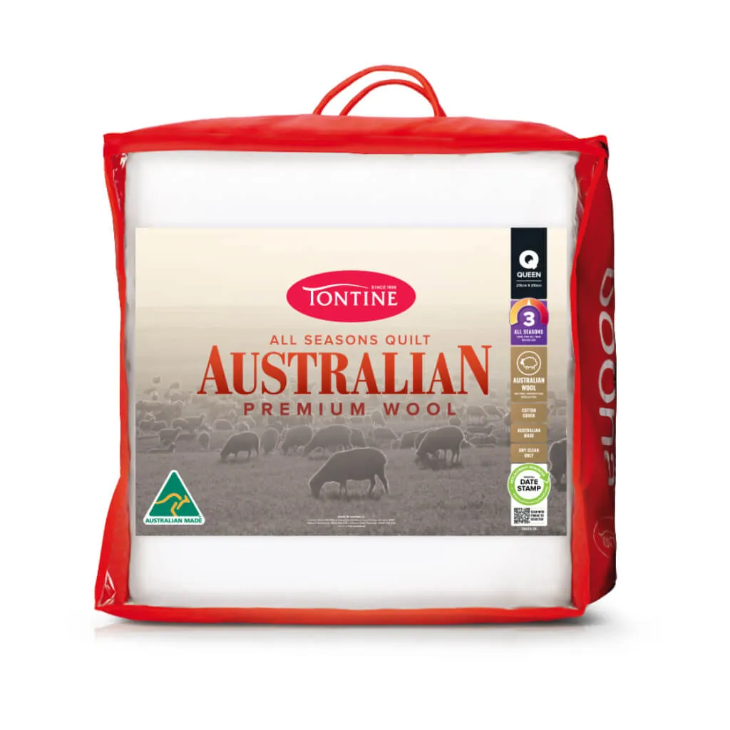 Premium Australian Wool Quilt - All Seasons