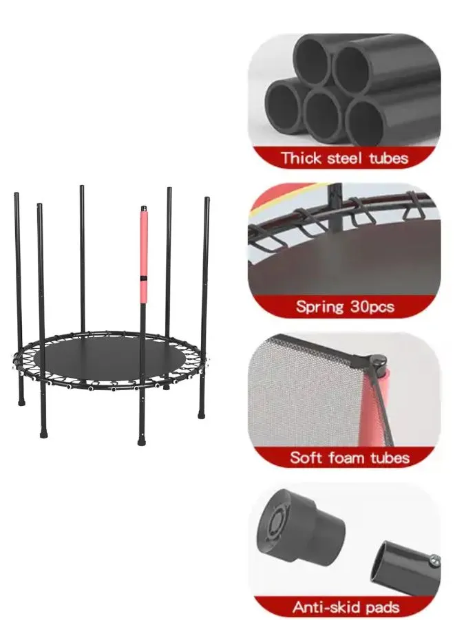 Premium Indoor/outdoor Trampoline - Rustproof Frame, Durable Black Mat, Perfect for Active Kids