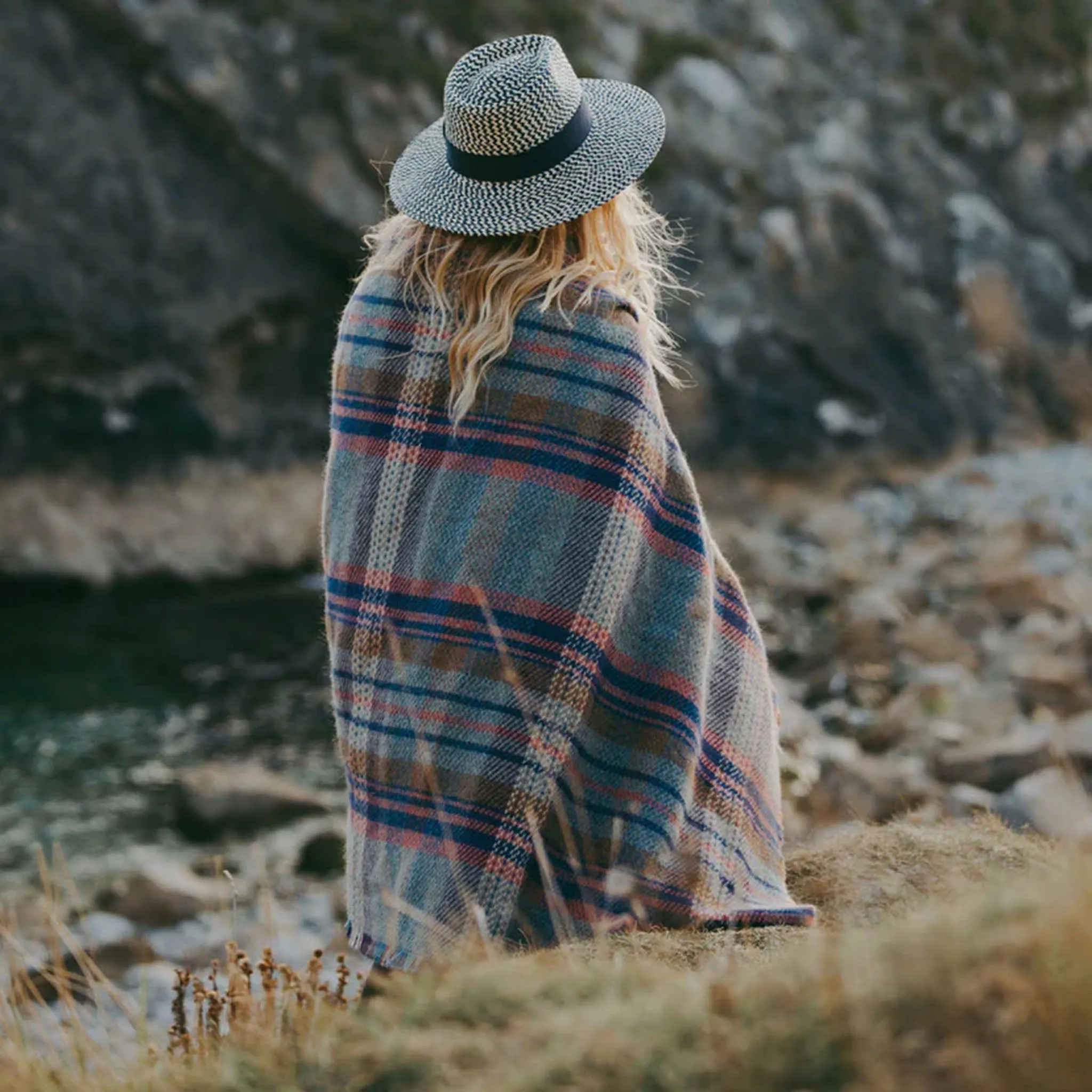 Recycled Wool Blanket 60" x 72"