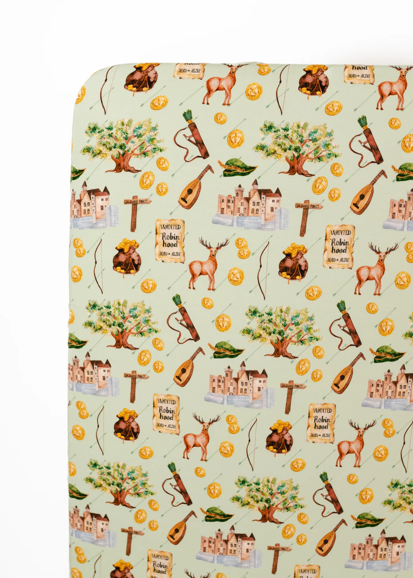 Robin Hood Bamboo Crib Sheet