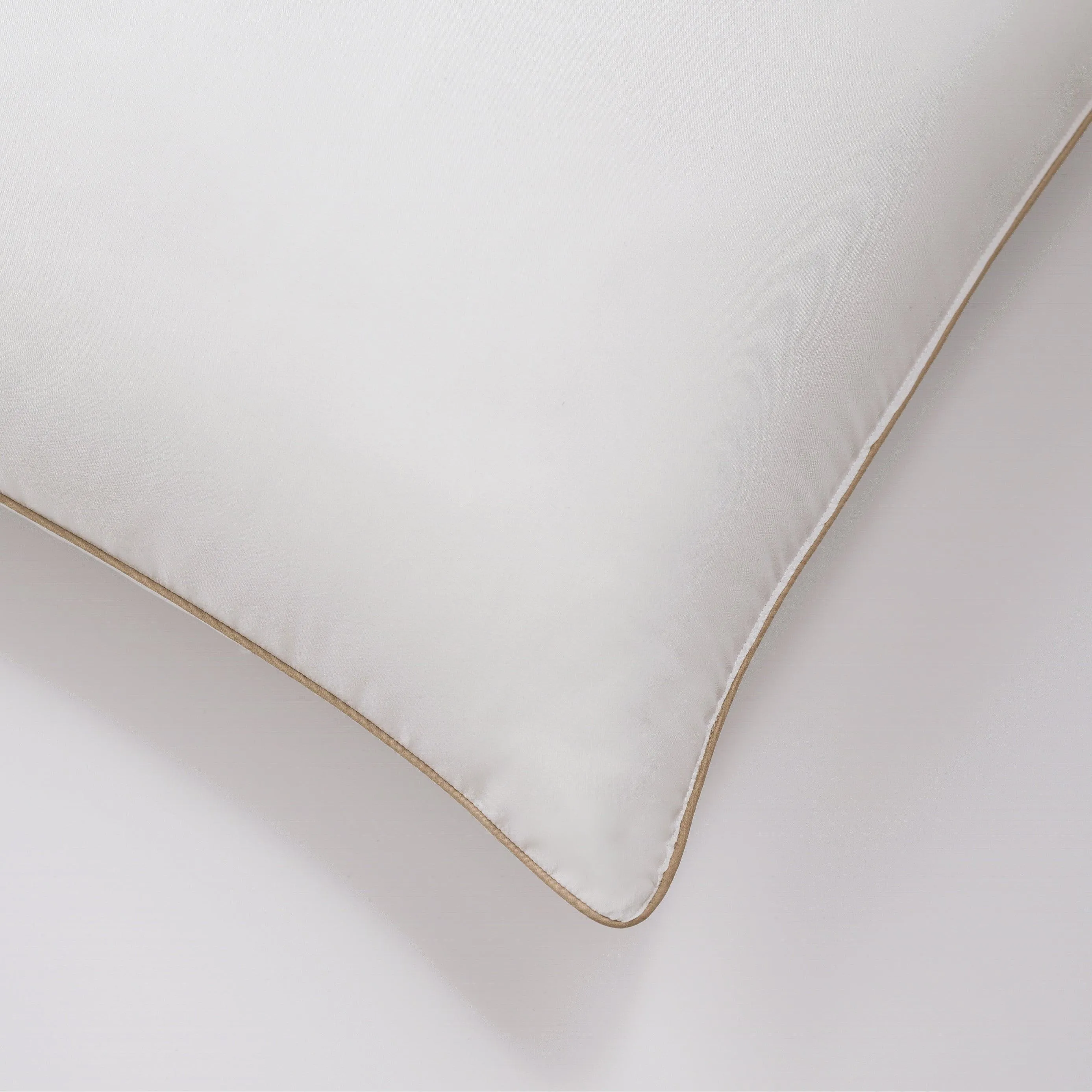 Royal Angler Back Sleeper Premium High Quality Luxury Egyptian Cotton Pillow 50x75cm Suitable with Gold Piping for Durability