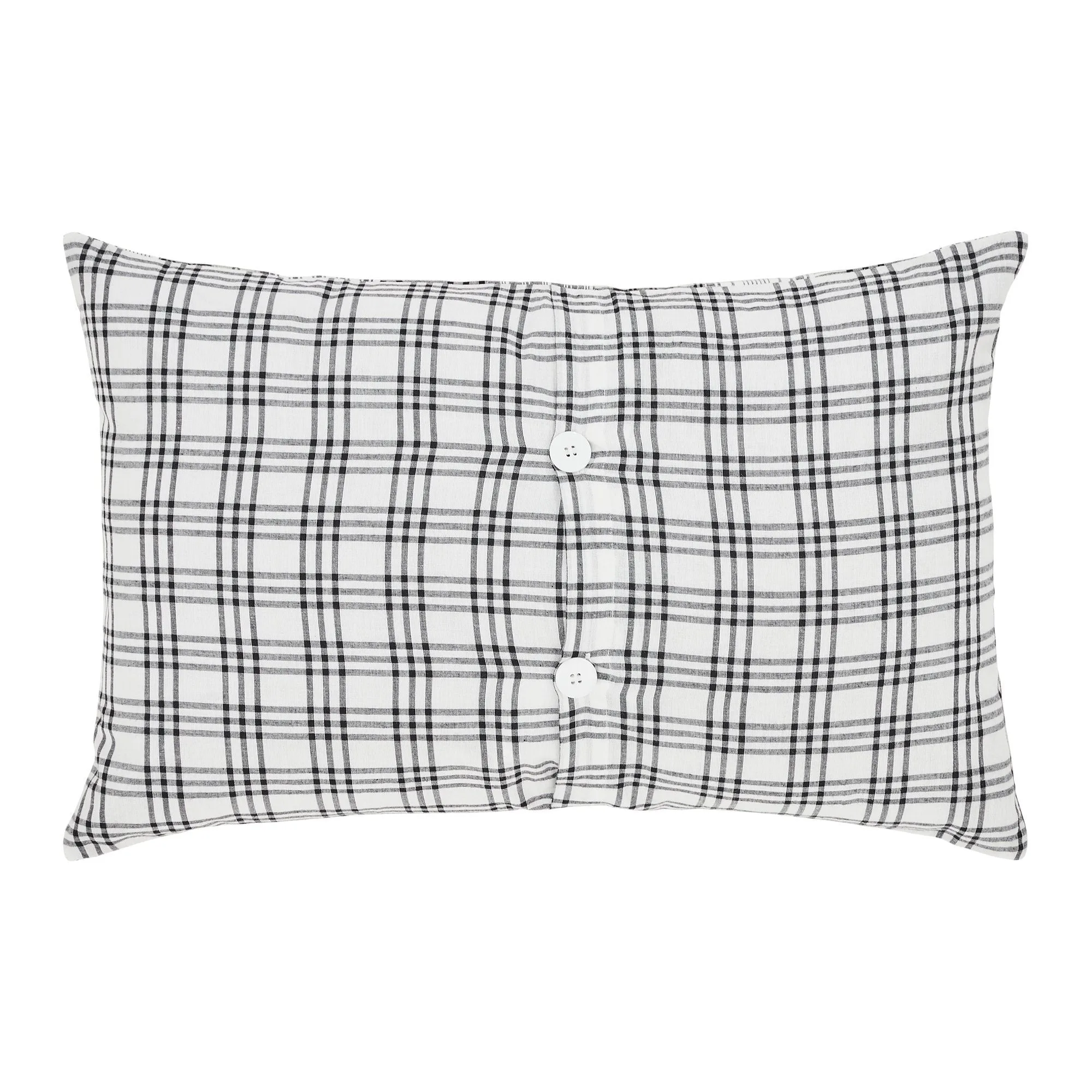 Sawyer Mill Black Farmstead Pillow 14x22" Filled