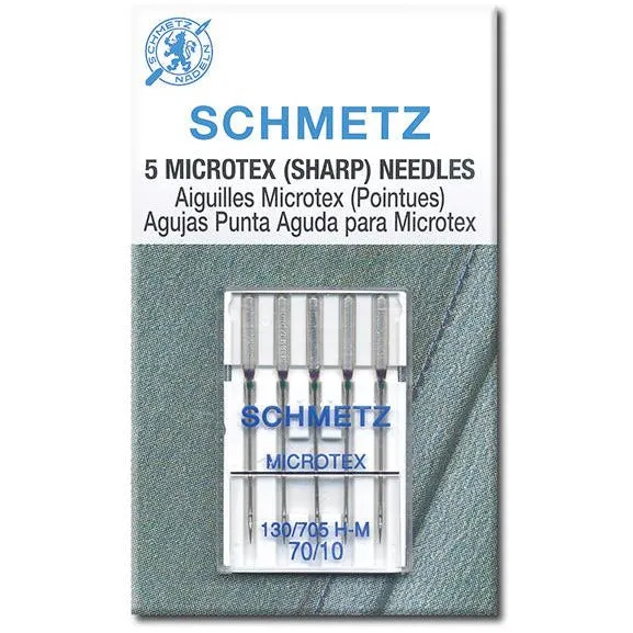 Schmetz Microtex (Sharp) Needles size 70