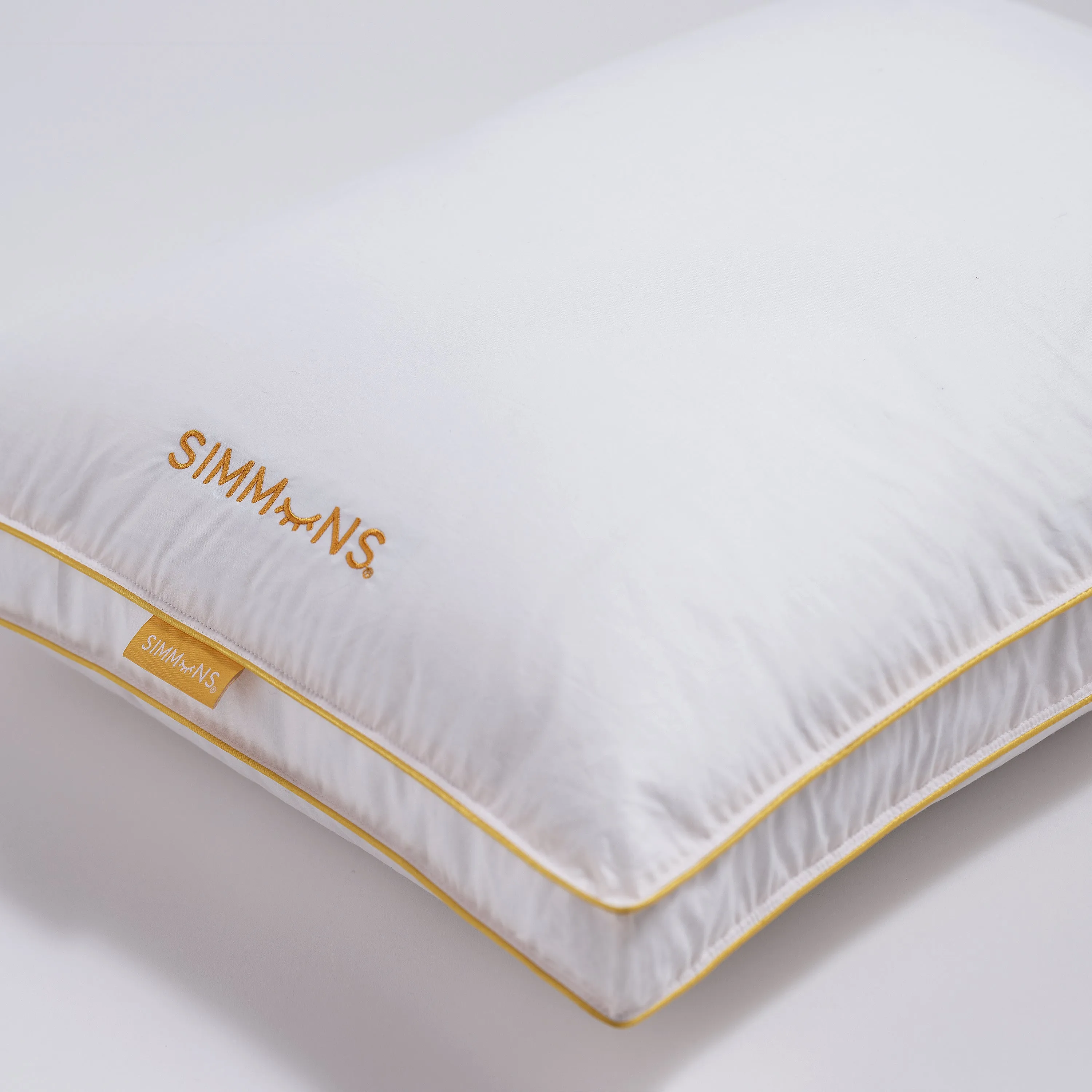 Simmons Gusset Embroidered Pillow