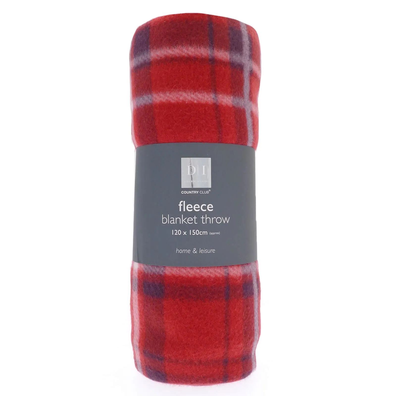 Tartan Print Fleece Blanket Throw Cover Travel Rug 150cm