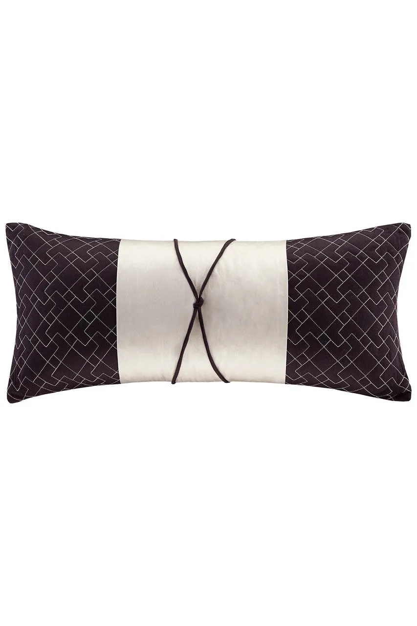 Wisteria Oblong Pillow With Tie