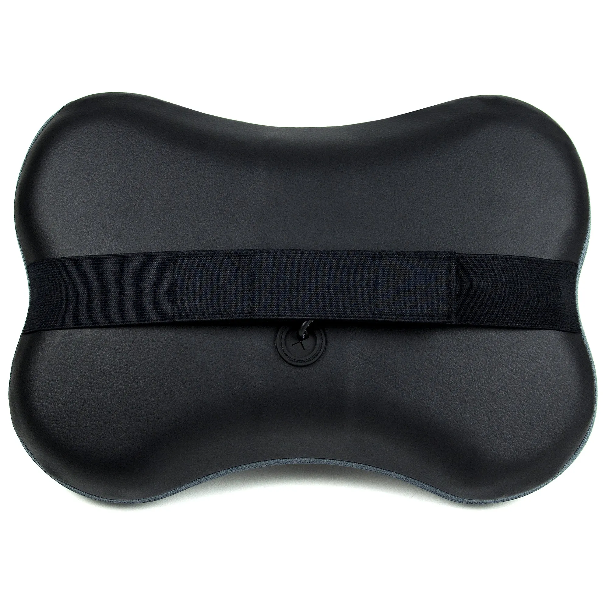 Zyllion Rechargeable Shiatsu Back and Neck Massager Pillow with Heat, 2 Speed Levels, Change Rotation and Wired Connection (ZMA-34RB)